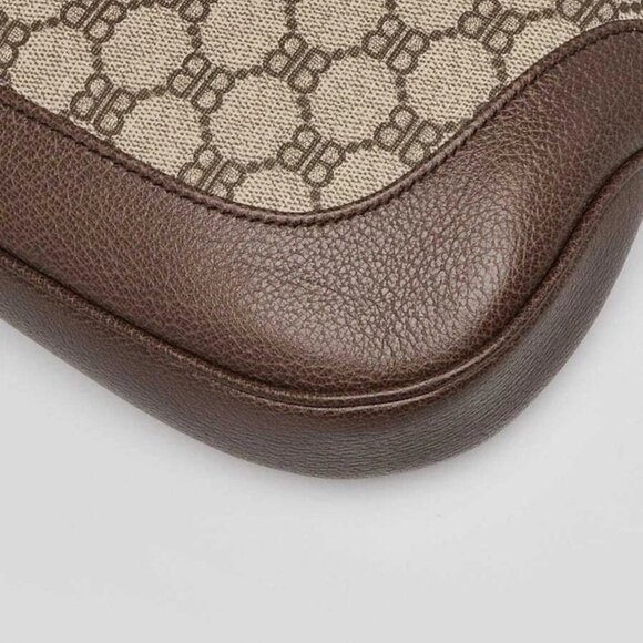 Balenciaga x Gucci Beige/Ebony Coated Canvas/Leather The Hacker Project 1961 ... - Picture 4 of 10